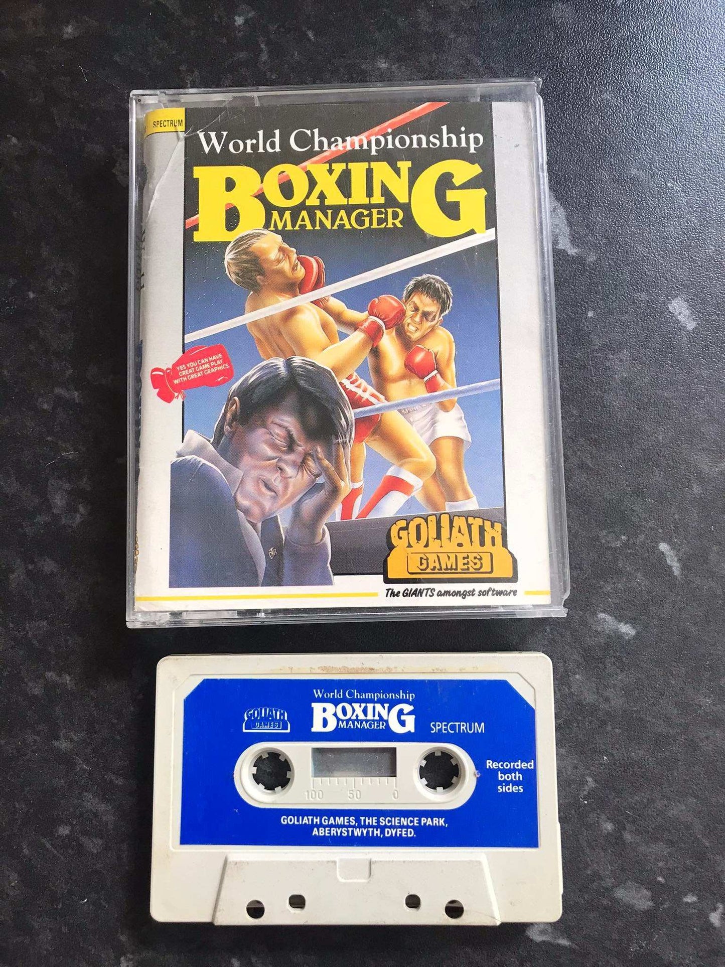 World Championship Boxing Manager, ZX Spectrum by Goliath, Working Magretro