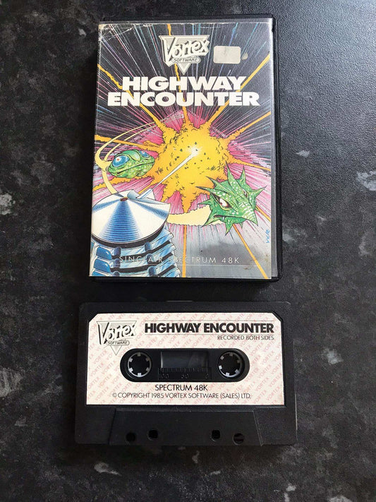 Highway Encounter, ZX Spectrum by Vortex, WORKING Magretro