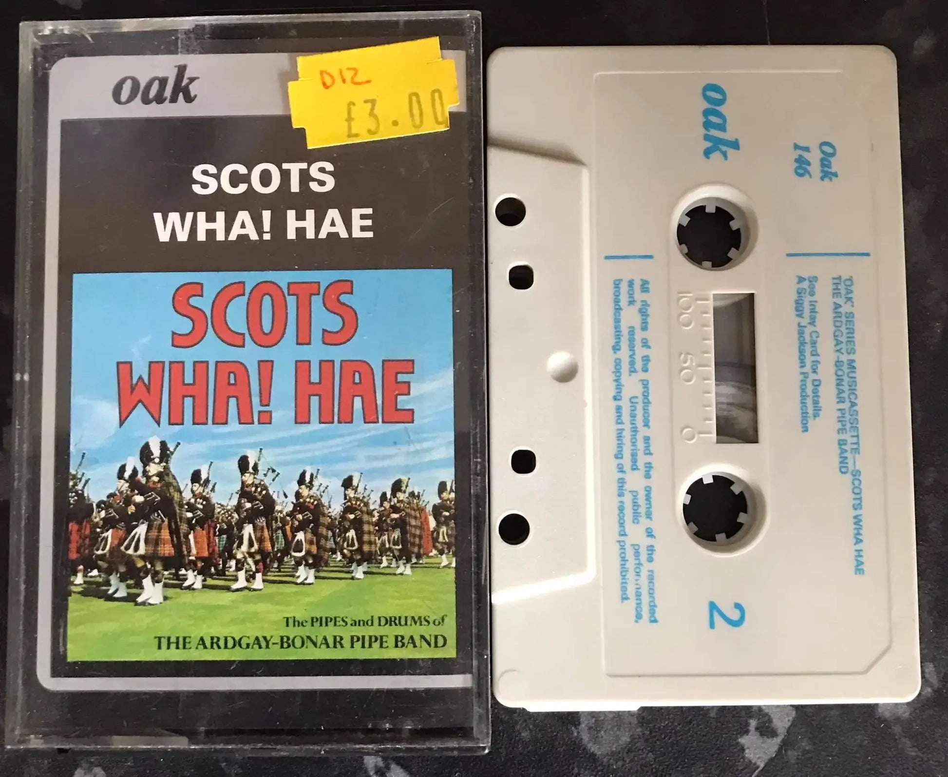 Scots Wha! Hae Album, The Ardgay-Bonar Pipe band, oak 146 Magretro