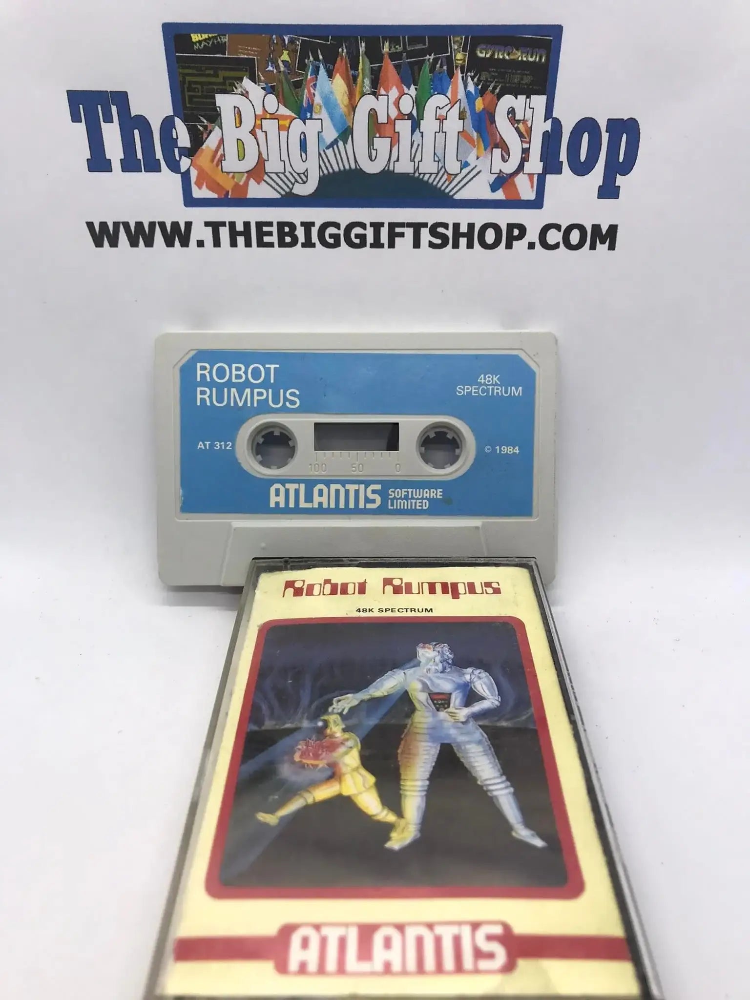 Robot Rumpus (Tested Working), ZX Spectrum, Released by Atlantis Software Magretro