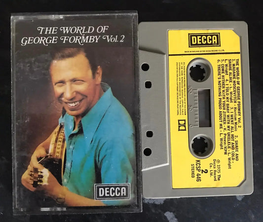The World of George Formby Vol 2, Decca, kcsp 446, Vintage Cassette Magretro