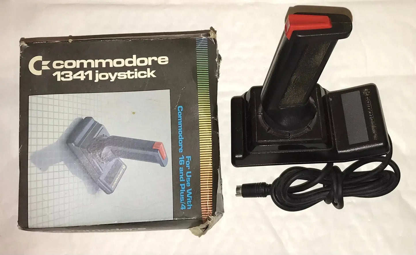 Original Commodore 1341 Joystick Black with original Box Magretro