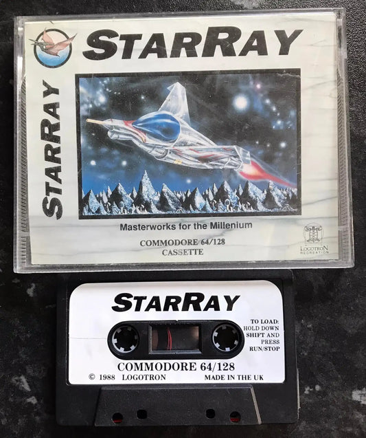 StarRay, C64 game by Logotron Software, RARE, WORKING Magretro