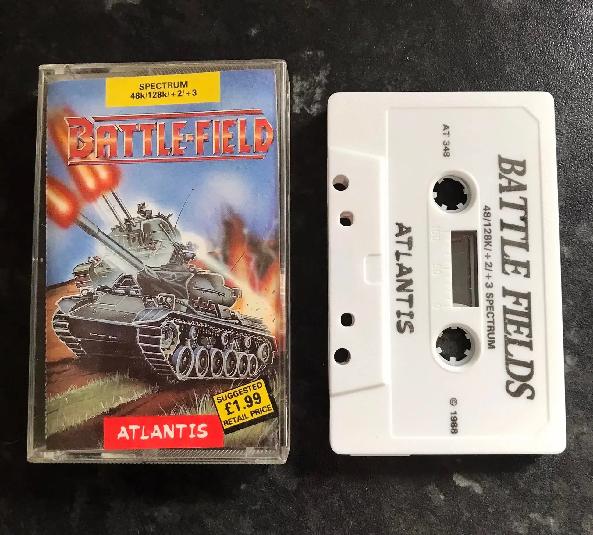 Battlefield (Working), ZX Spectrum, by Atlantis (RARE) Magretro