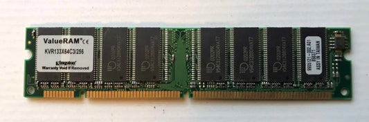 Kingston KVR133X64C2/256, Vintage 256MB SDRAM, 133MHz, 168-pin, Single-Sided RAM Magretro