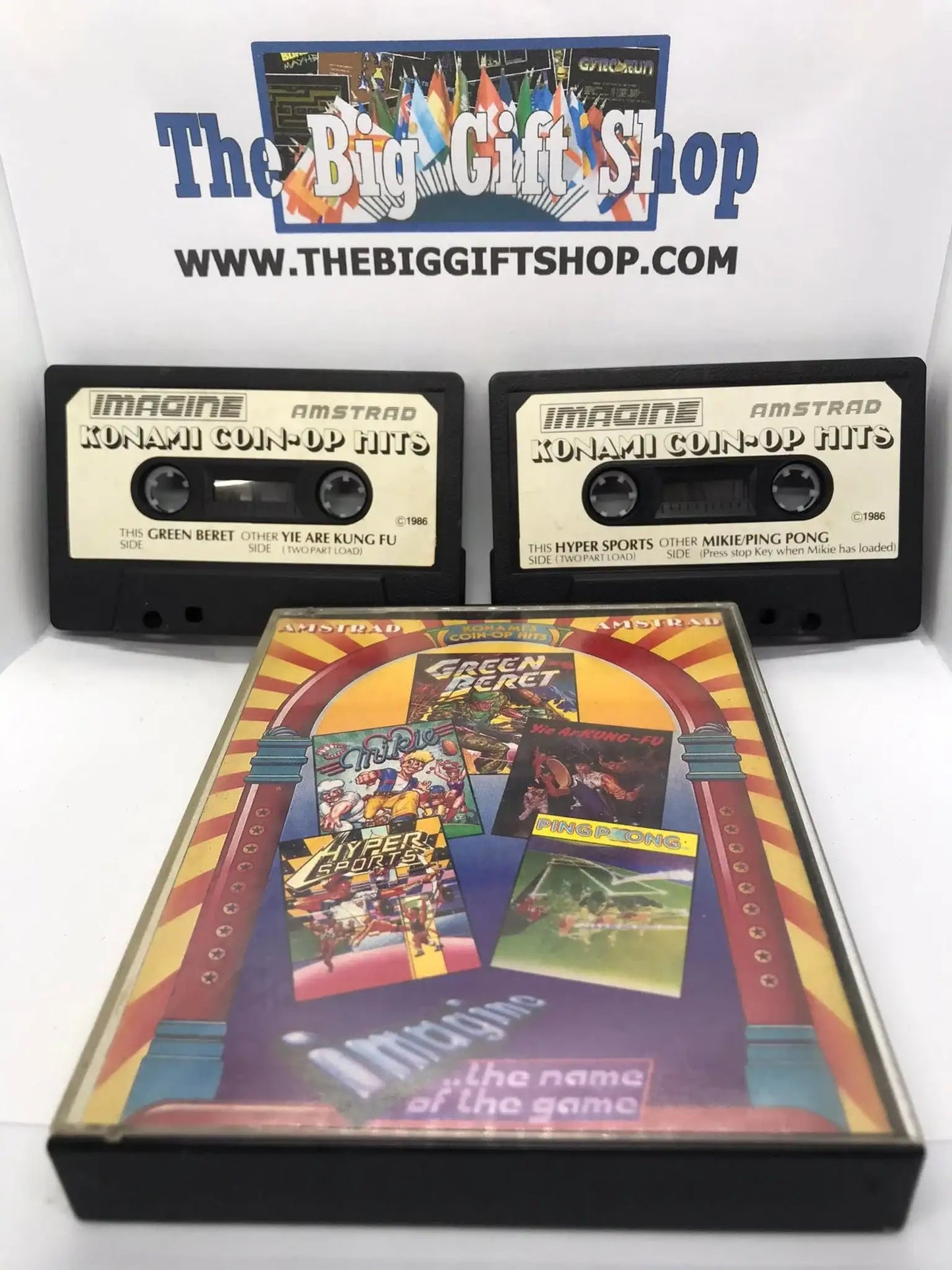 Konami Coin Op Hits, CPC 464 / 664 Released by Imagine (RARE) Magretro