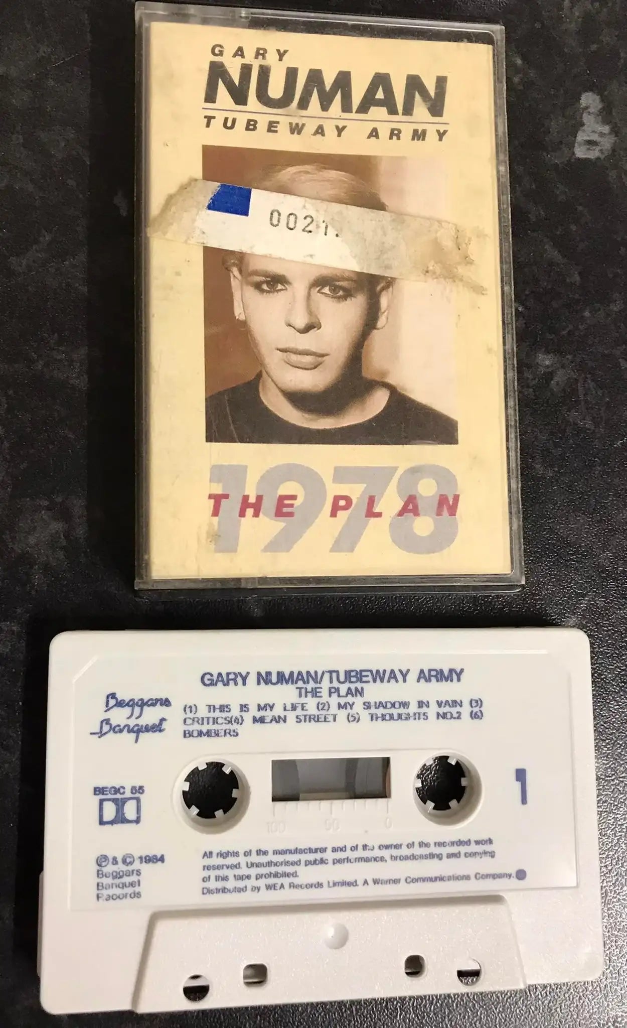 Gary Numan, Tubeway Army, The Plan 1978 Album, SEGC 55, Vintage Cassette Magretro