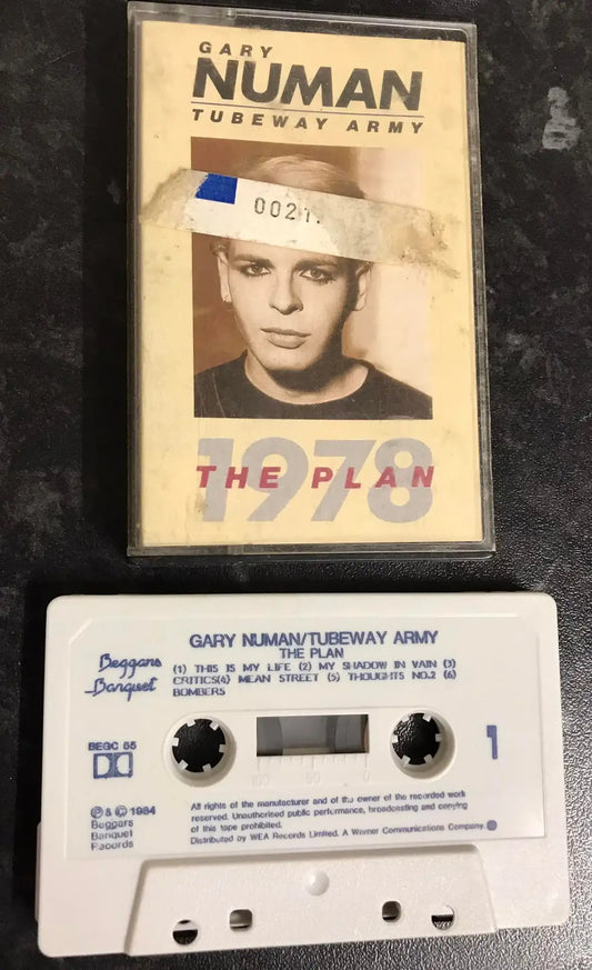Gary Numan, Tubeway Army, The Plan 1978 Album, SEGC 55, Vintage Cassette Magretro