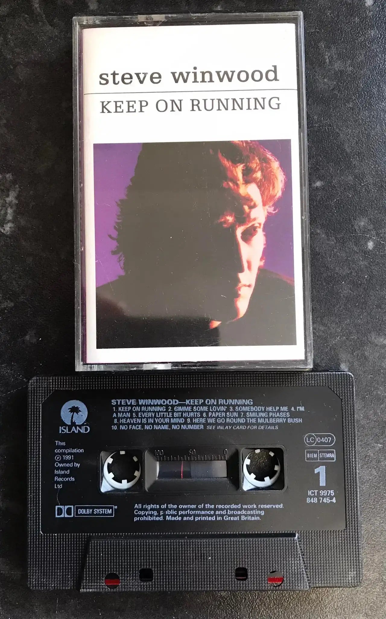 Steve Winwood, Keep On Running Album, Island Records, 848 745-4, ICT 9975 Magretro