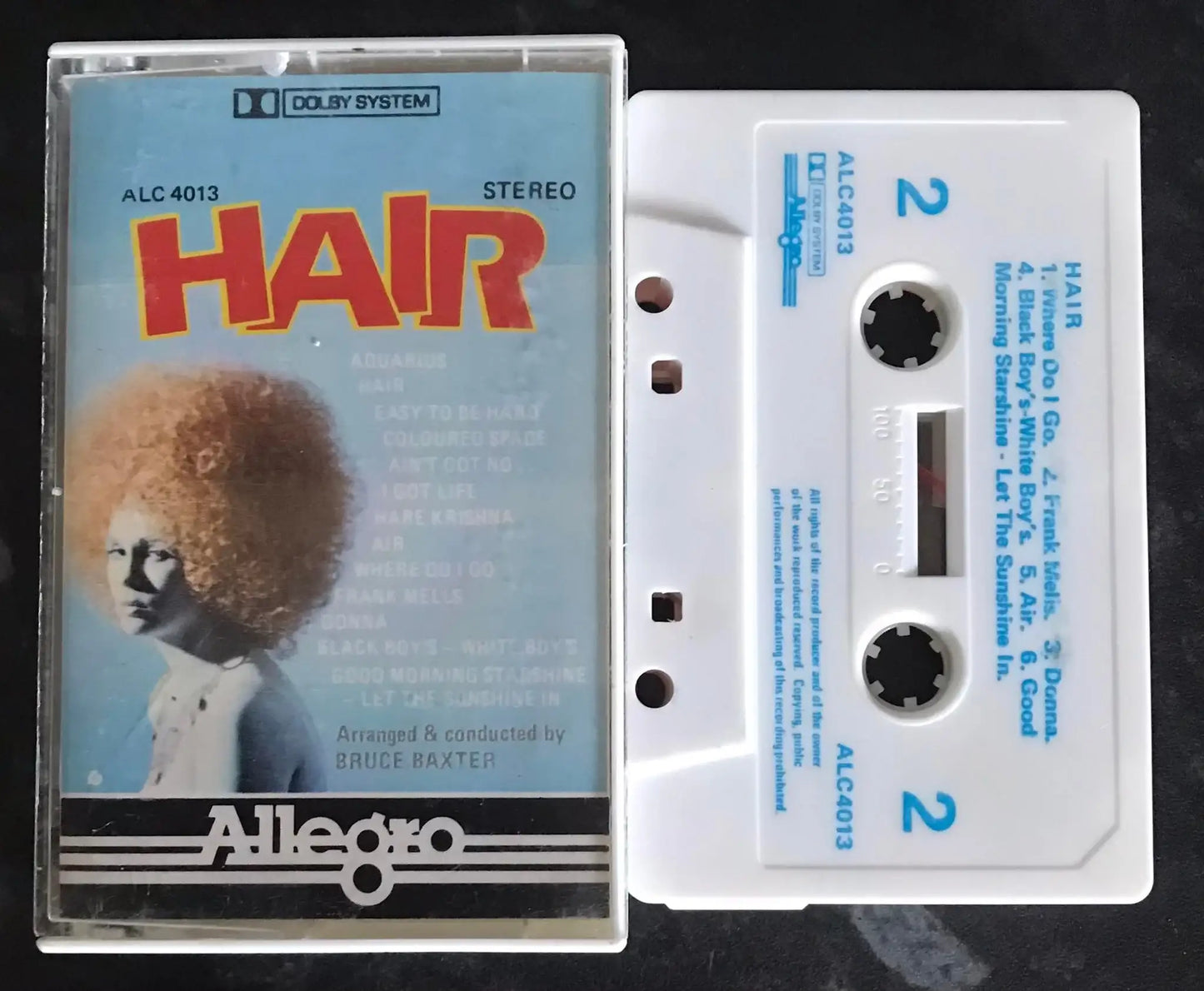 Hair Musical Album, Bruce Baxter, RARE, Allegro Records, ALC 4013 Magretro