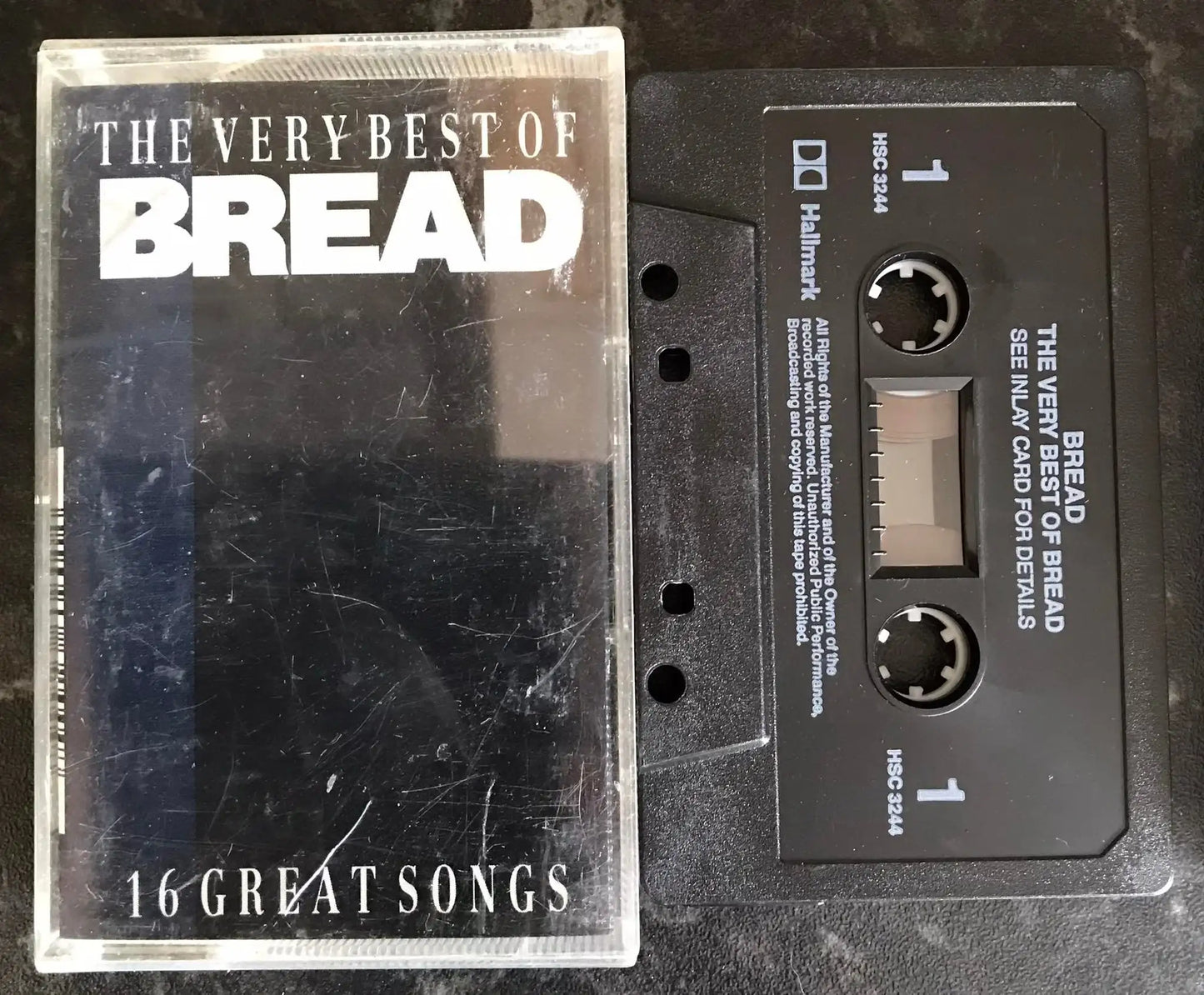 The Very Best Of Bread Album, Hallmark, HSC 3244, Vintage Cassette Magretro