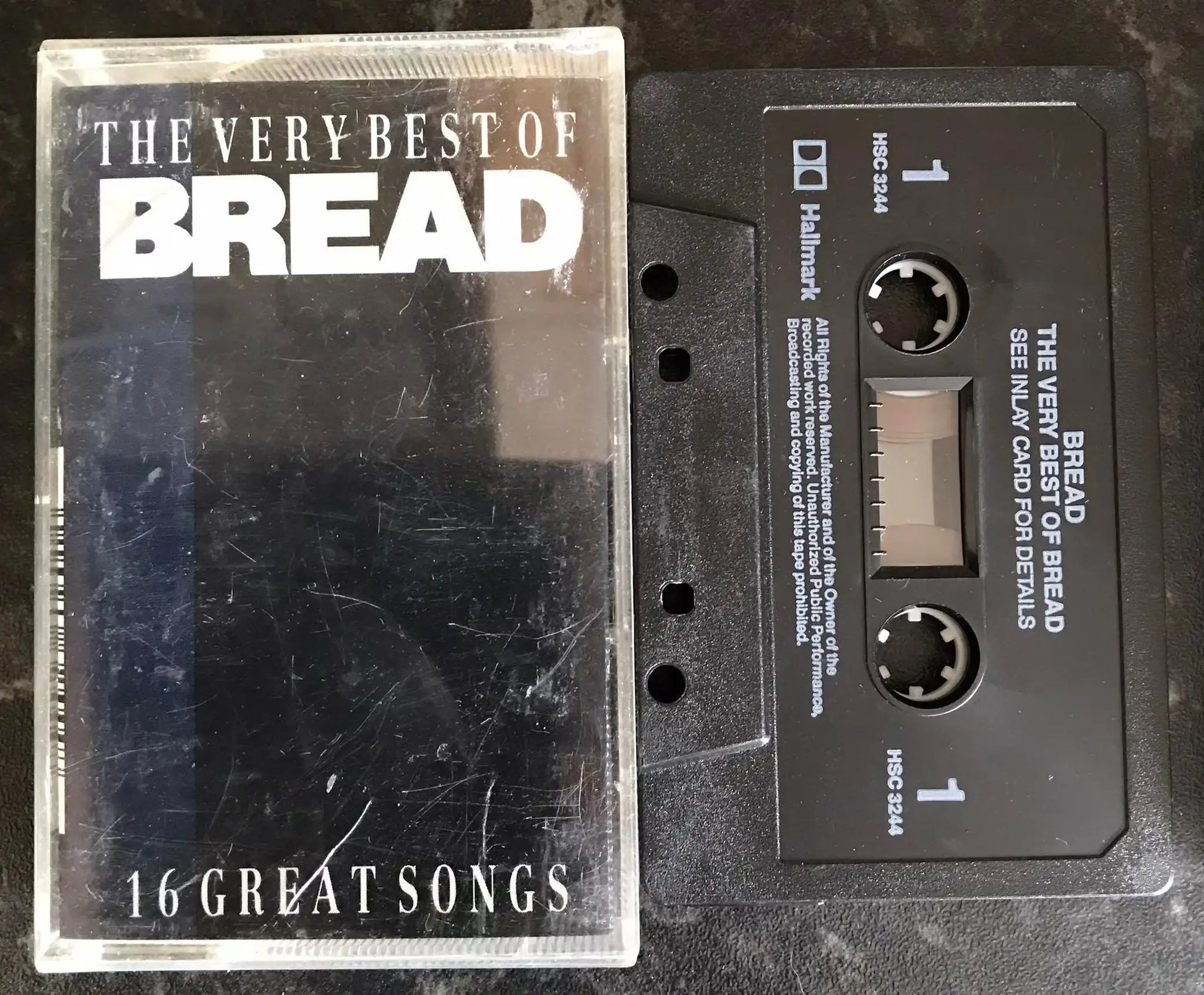 The Very Best Of Bread Album, Hallmark, HSC 3244, Vintage Cassette Magretro