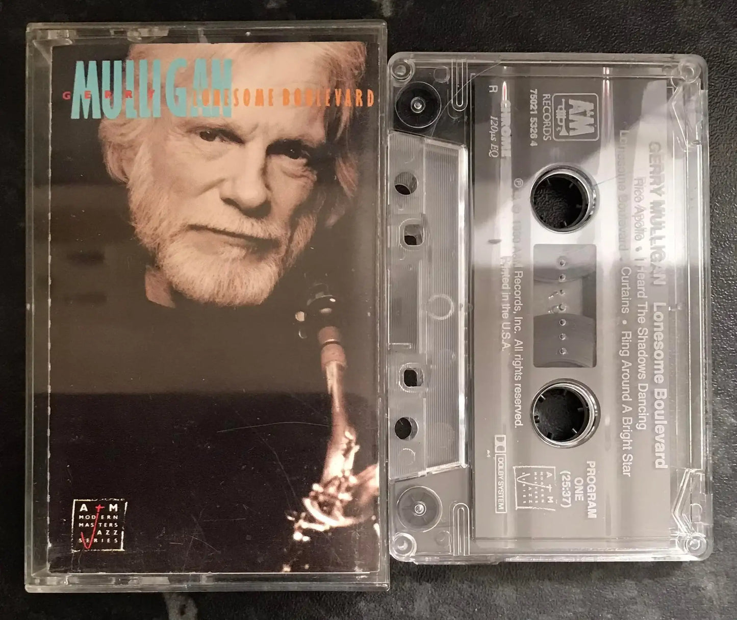 Gerry Mulligan, Lonesome Boulevard Album, A&M Records, 75021 5326 4 Magretro