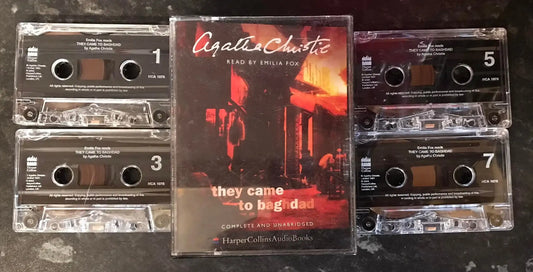 They Came to Baghdad, 4 Tapes, Audiobook, Agatha Christie, HCA 1078 Magretro