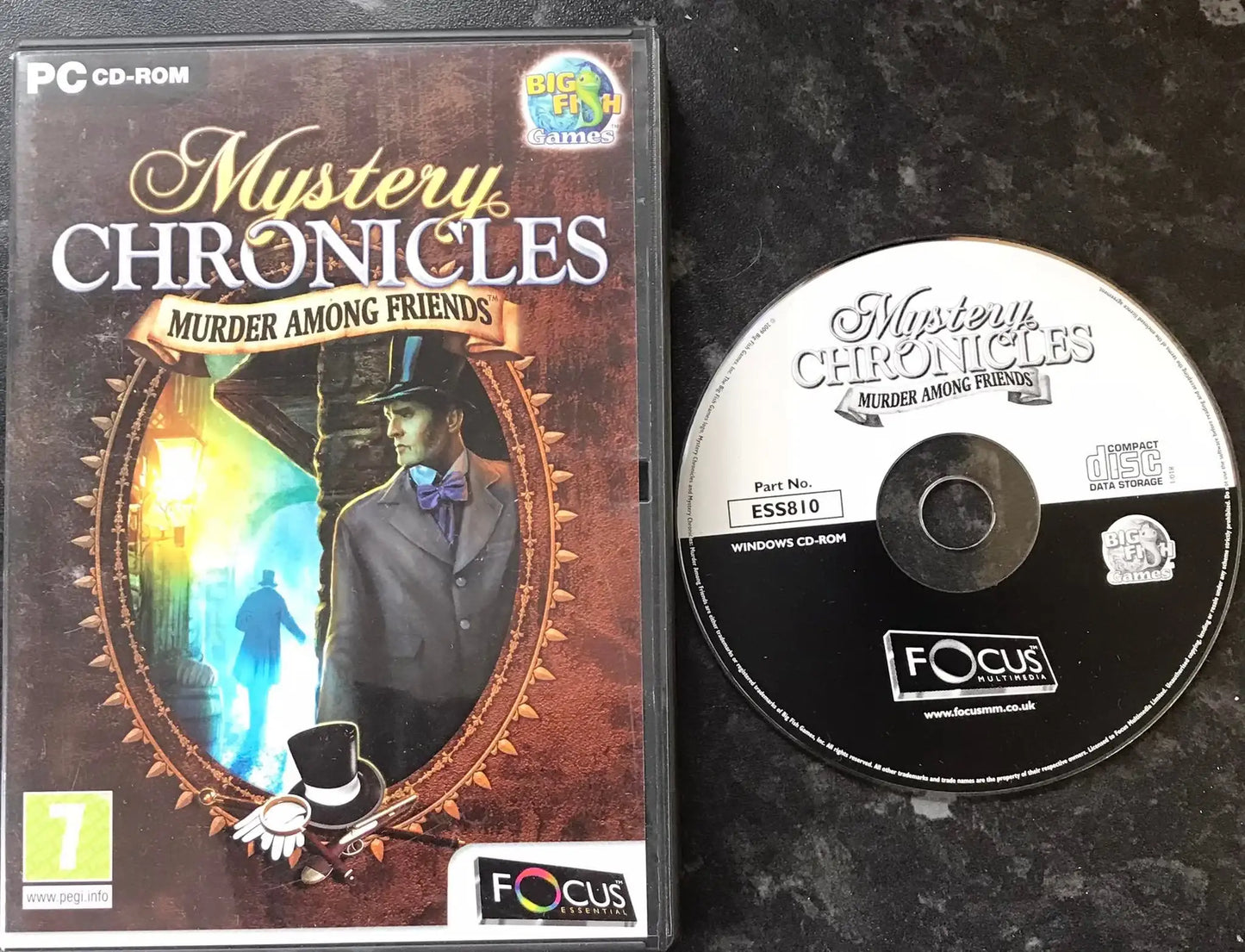 Mystery Chronicles, Murder Among Friends, UK, Pal, PC Game Magretro