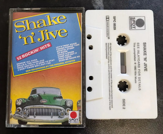 Shake 'n' Jive, 12 Rockin' Hits, Spot Records, SPC 8529, Vintage Cassette Magretro