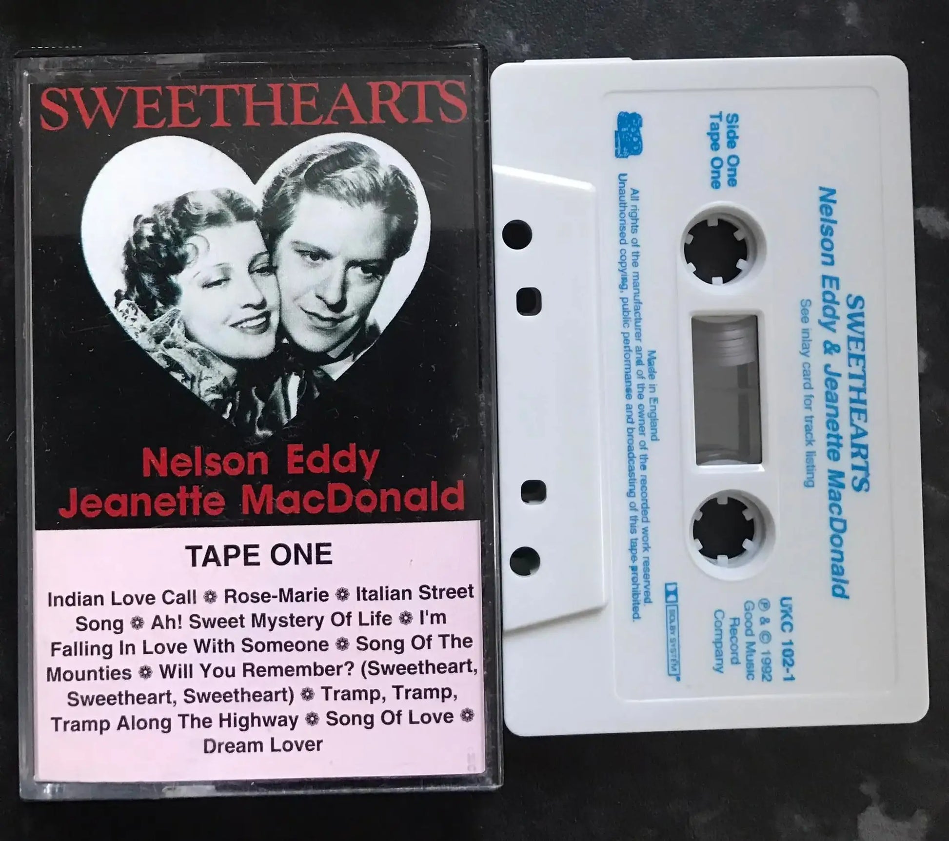 Sweethearts Tape One, Nelson Eddy and Jeanette MacDonald, UKC 102-1 Magretro
