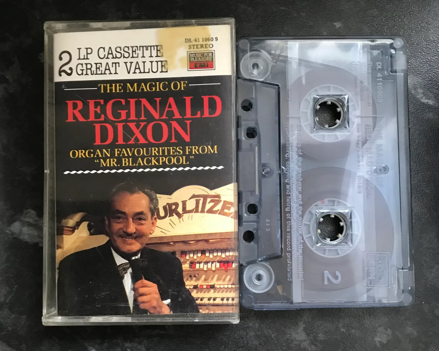The Magic of Reginald Dixon Album, dl 41 1060 9, Vintage Cassette Magretro