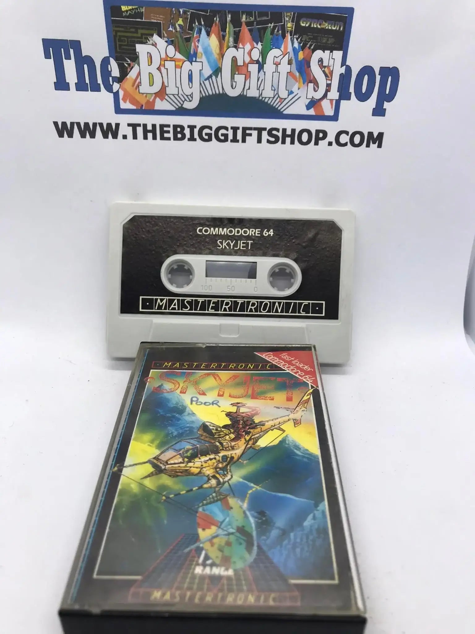 SkyJet, C64 Game, Released by Mastertronic, WORKING Magretro