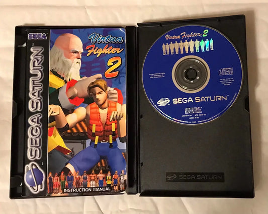 Sega Saturn game, virtua fighter 2 UK PAL Magretro
