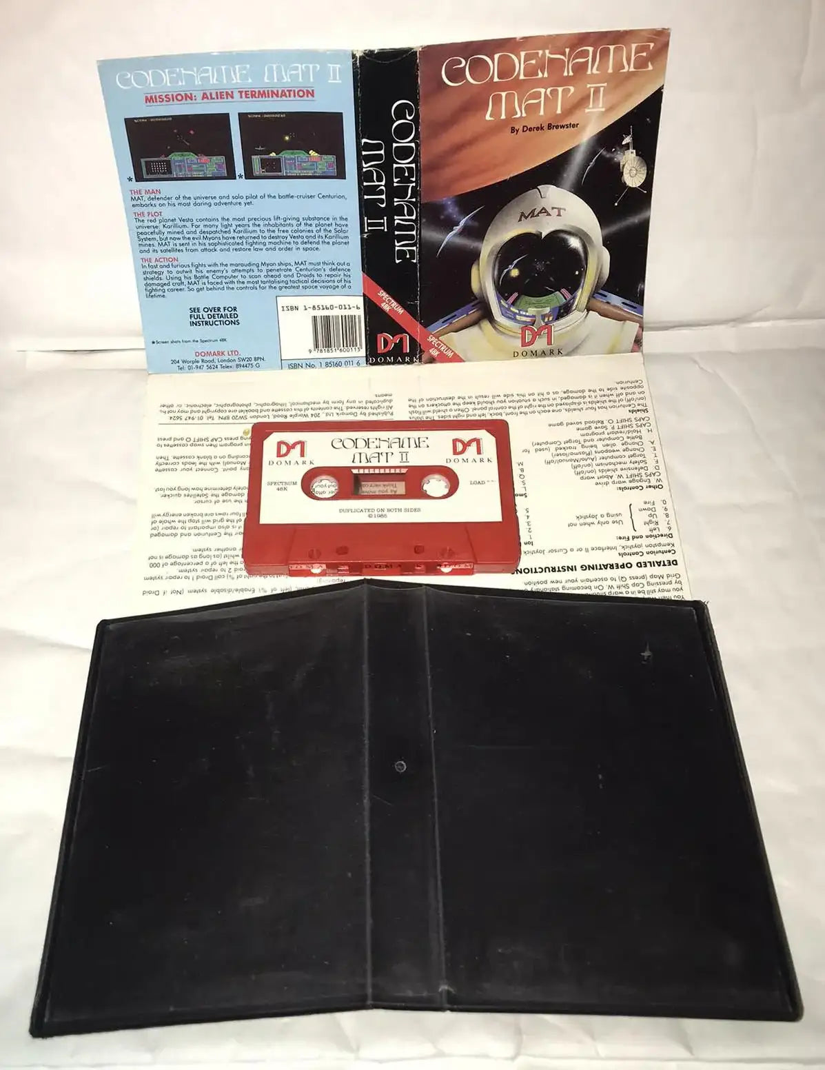 Codename Mat II Clamshell, ZX Spectrum by Domark, WORKING Magretro