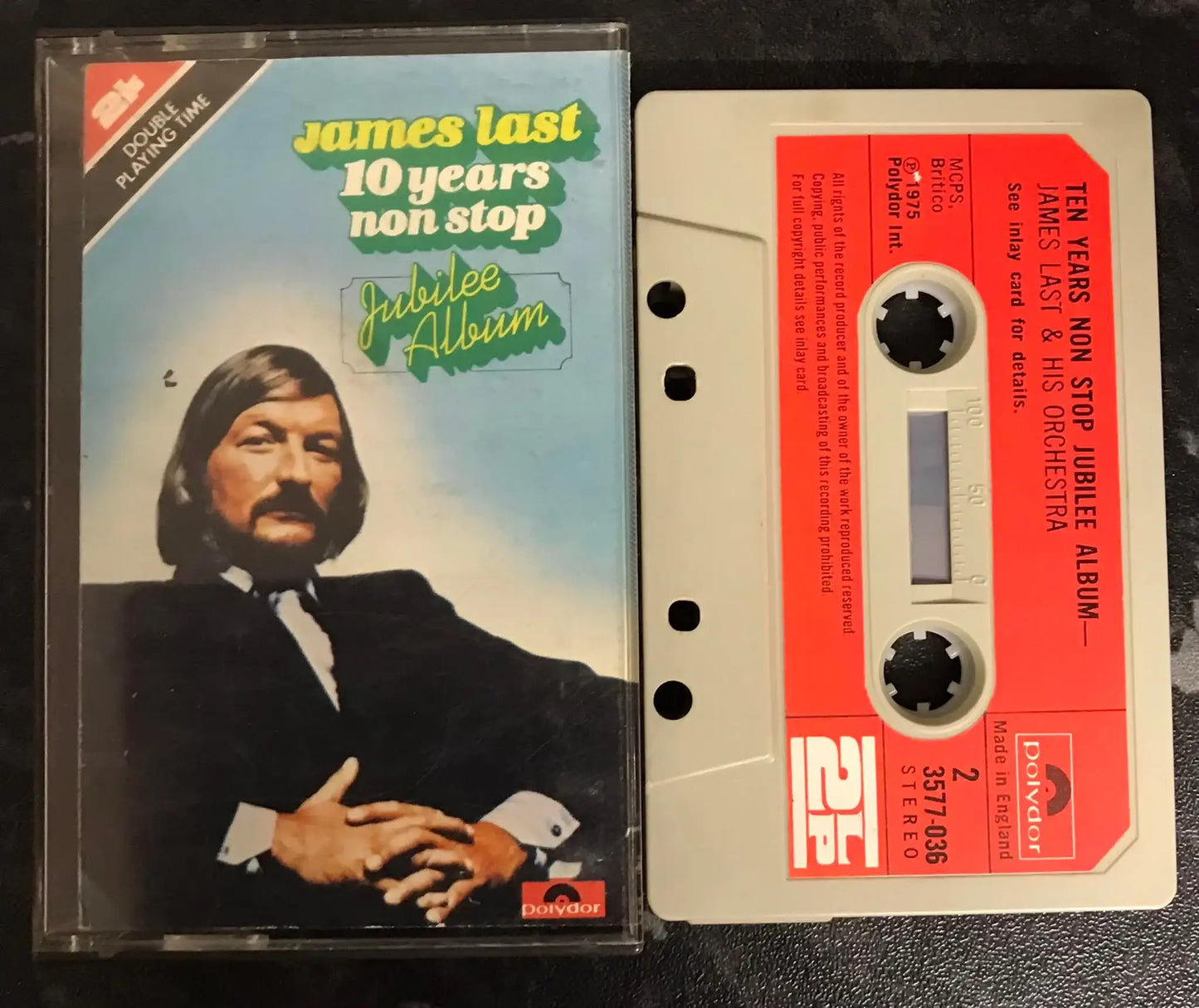 James last, 10 Years Non Stop, The Jubilee Album, Polydor, 3577 036 Magretro