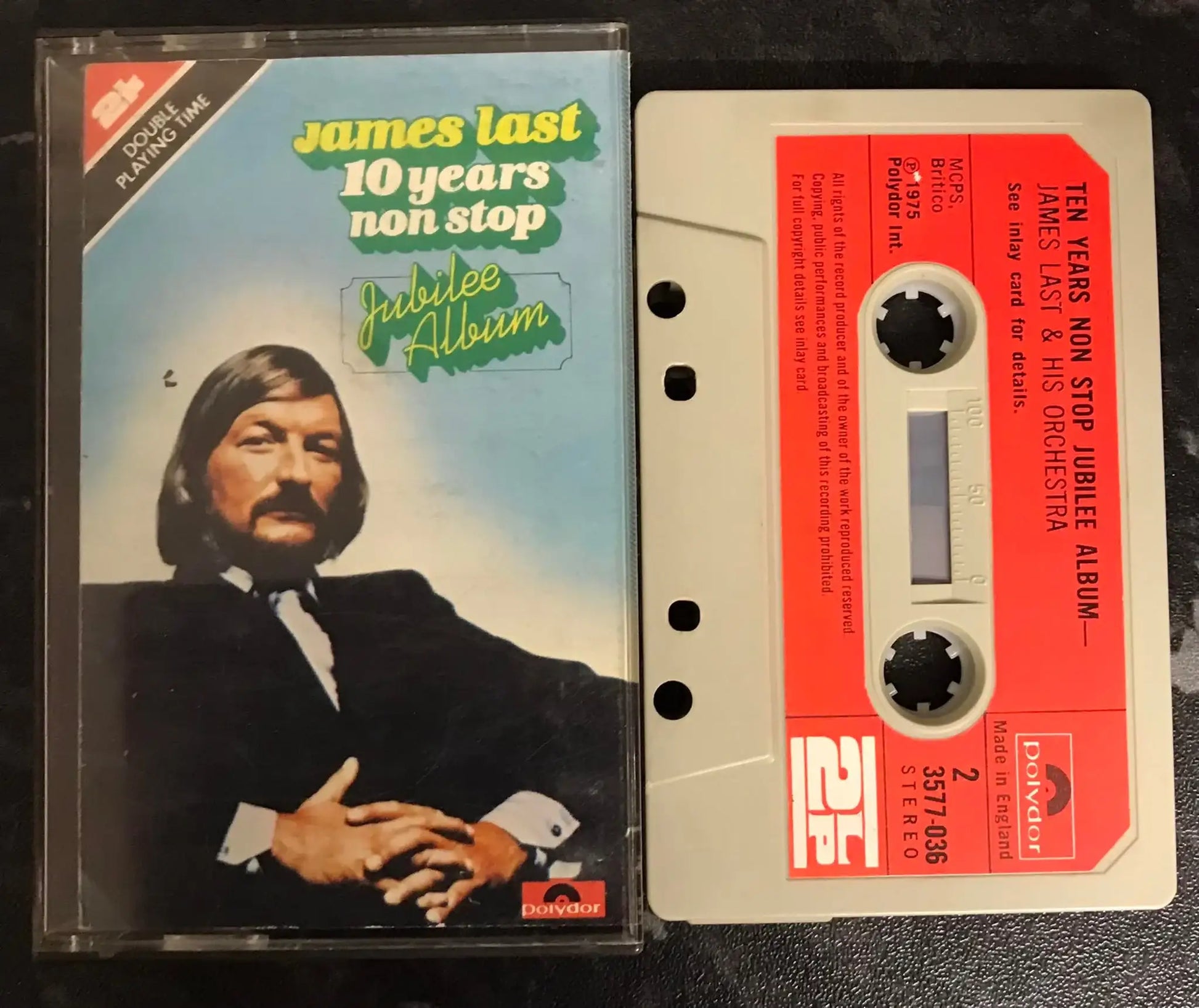 James last, 10 Years Non Stop, The Jubilee Album, Polydor, 3577 036 Magretro