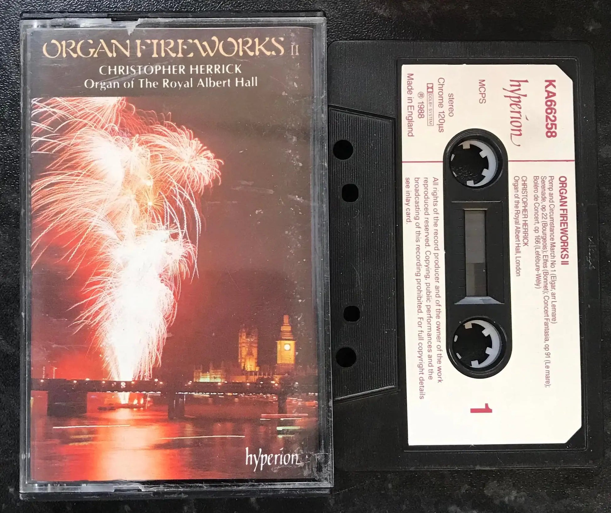 Organ Fireworks II, Christopher Herrick, Royal Albert Hall, ka66258, Hyperion Magretro