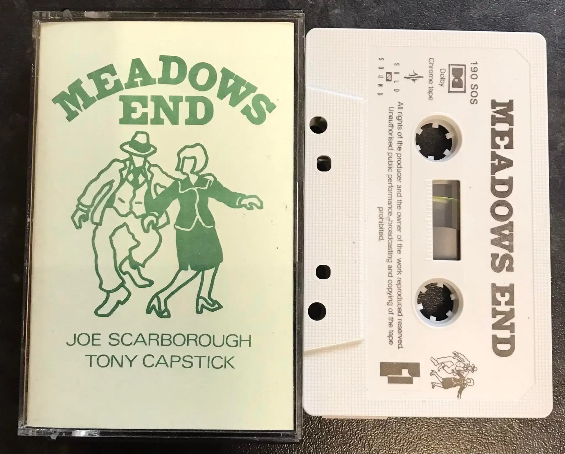 Meadows End, Artist Joe Scarborough, Tony Capstick, 190 SOS, Vintage Cassette Magretro