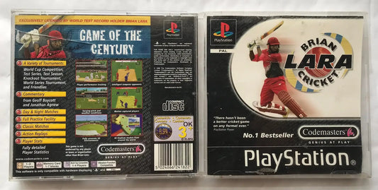 brian lara cricket, Playstation 1 Game Magretro