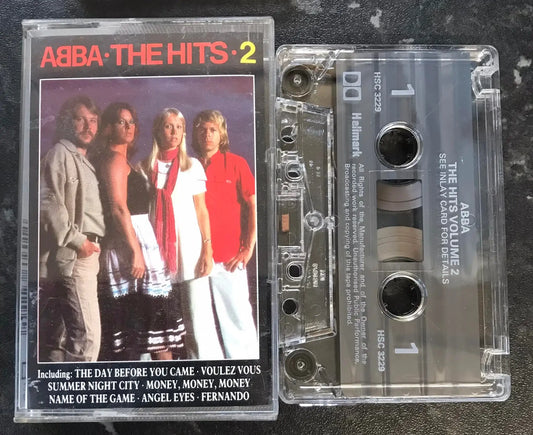 Abba, The Hits 2 Album, HALLMARK, HSC 3229, Vintage Cassette Magretro