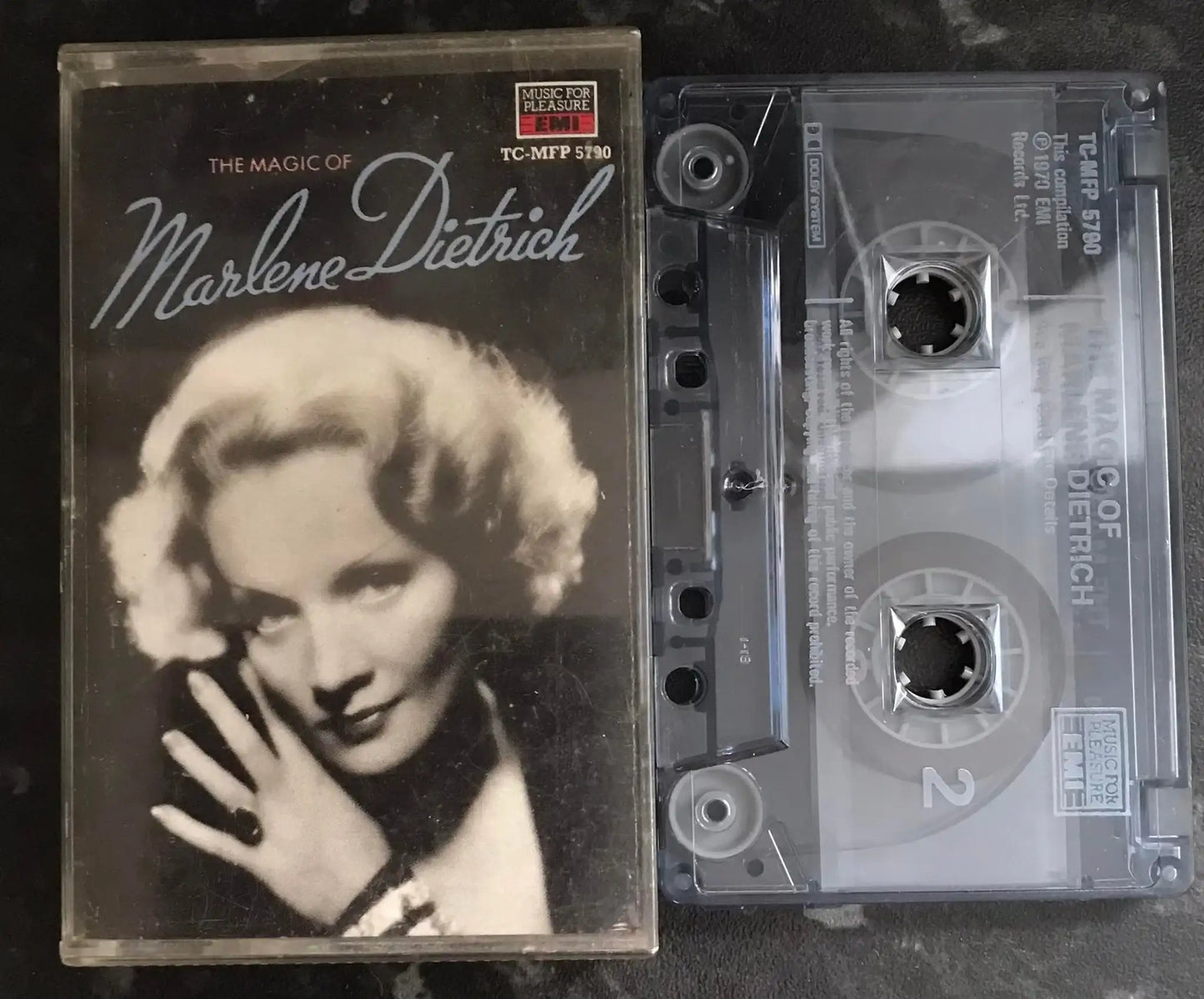 The Magic of Marlene Dietrich Album, TC-MFP 5790, Vintage Cassette Magretro