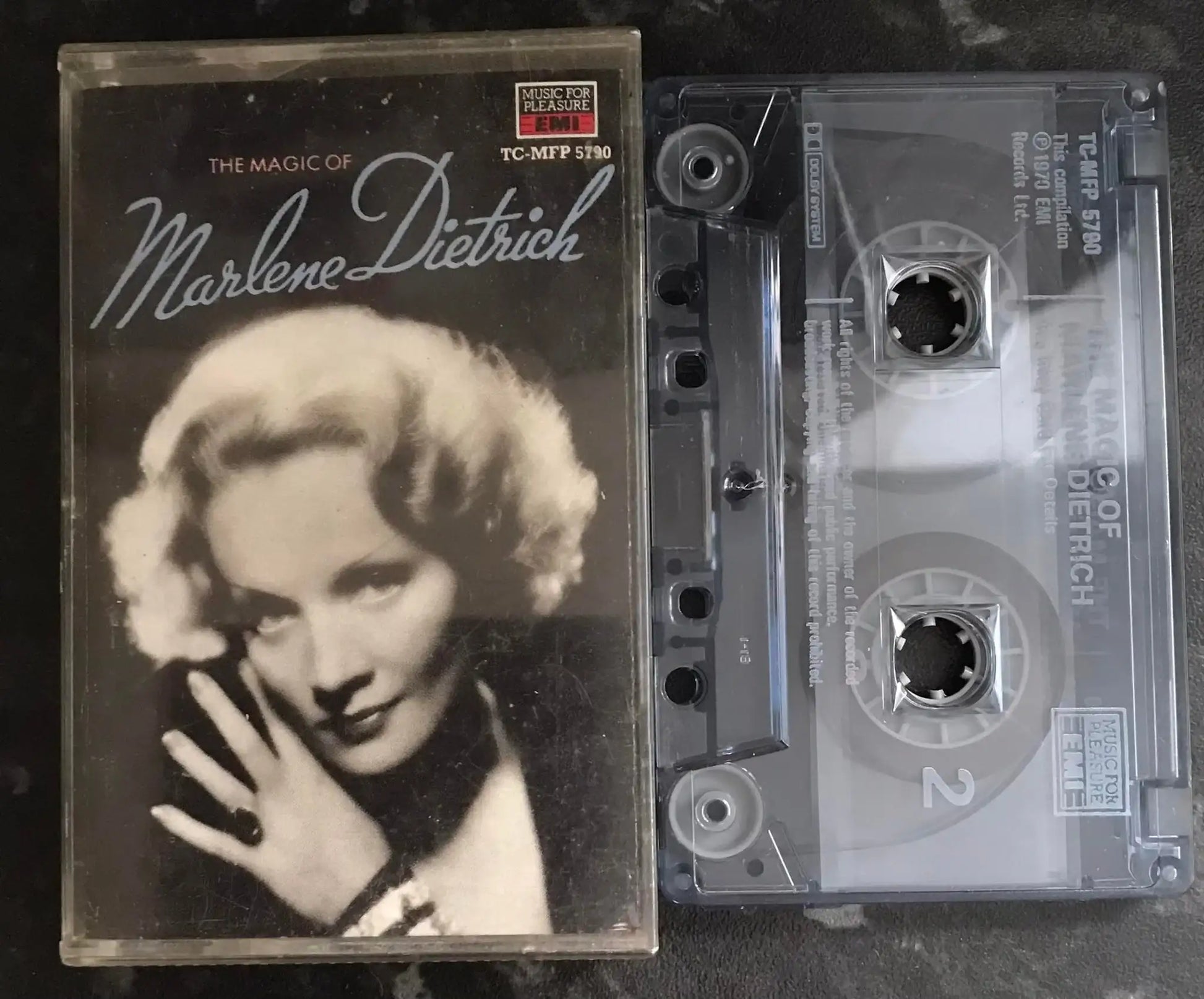 The Magic of Marlene Dietrich Album, TC-MFP 5790, Vintage Cassette Magretro