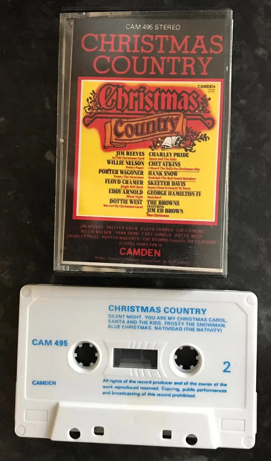 Christmas Country Album, Camden Records, CAM 495, Vintage Cassette Magretro