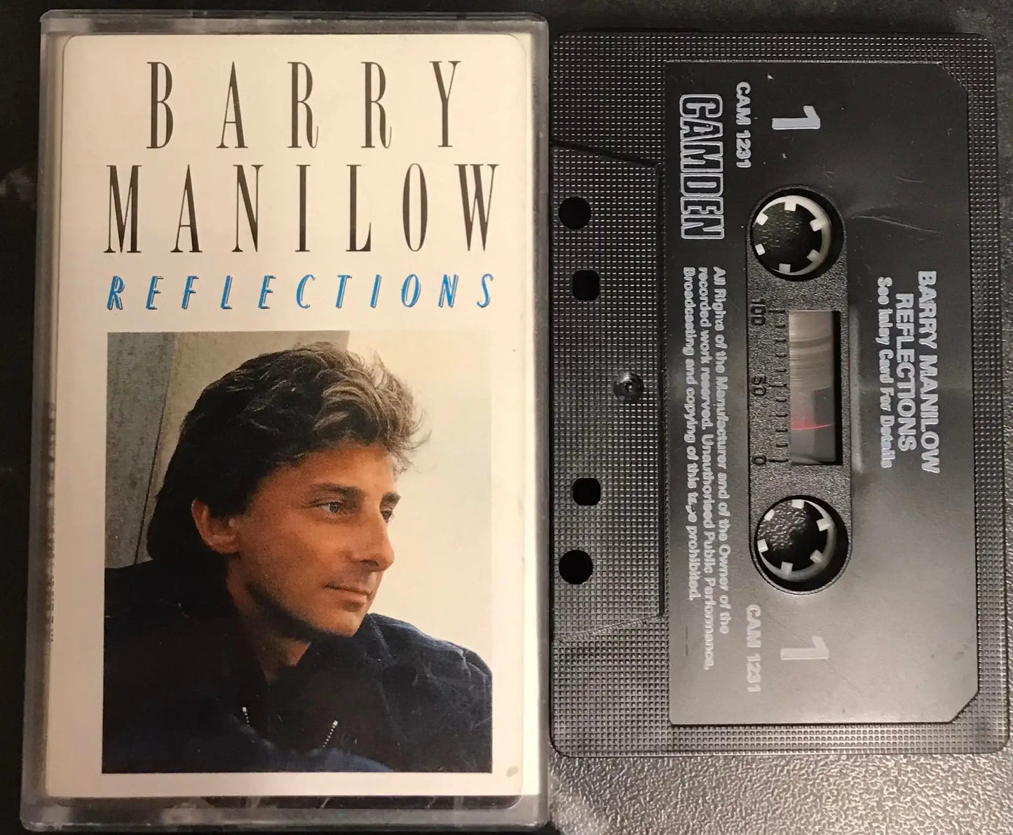 Barry Manilow, Reflections Album, Camden, CAM 1231, Vintage Cassette Magretro
