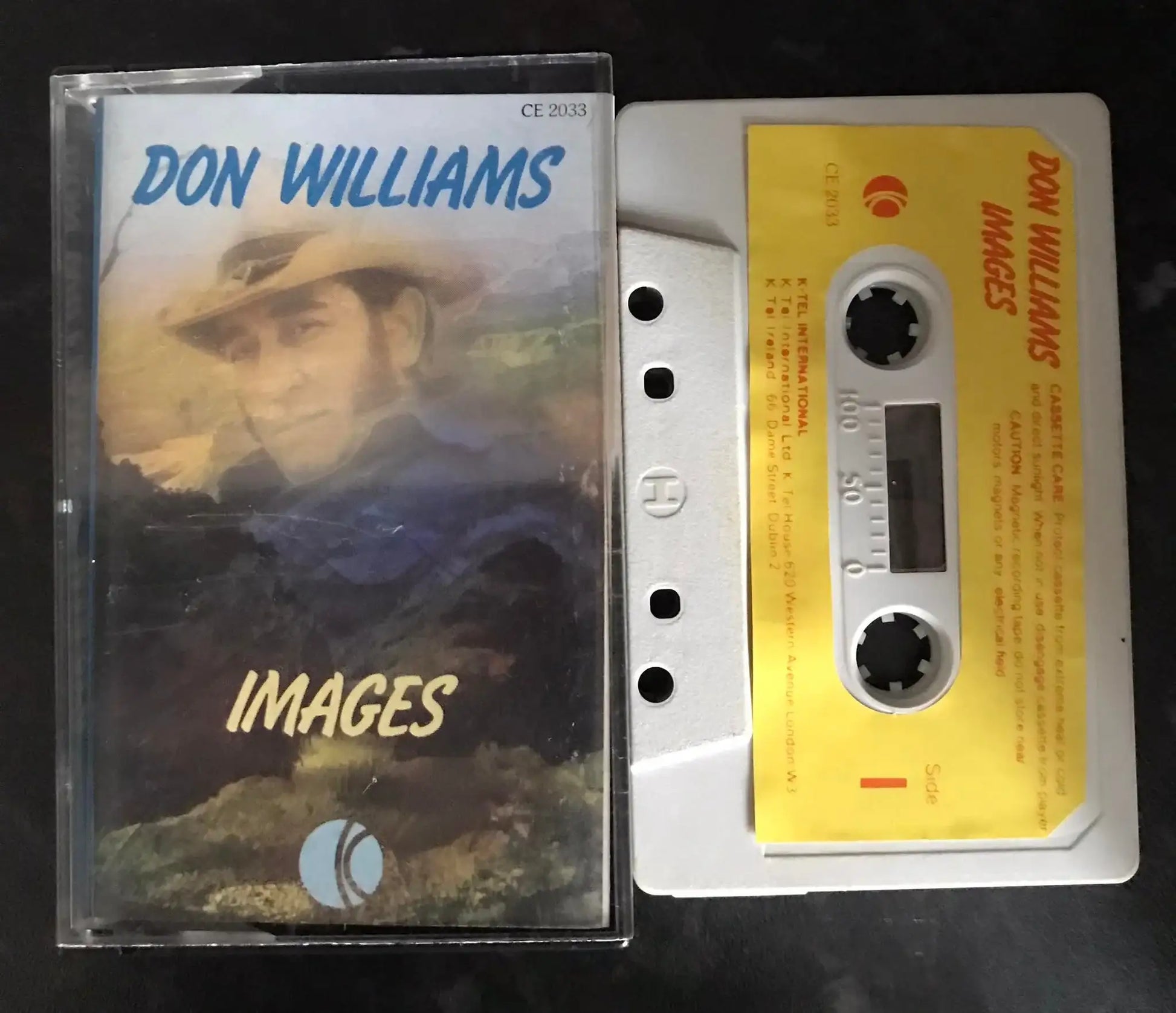 Don Williams, Images Album, K-Tel, CE 2033, Vintage Cassette Magretro