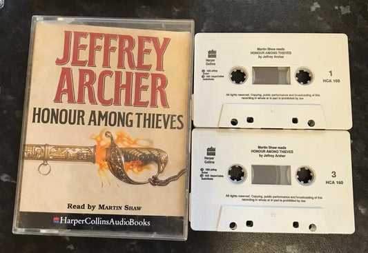 Honour Among Thieves Audiobook, Jeffrey Archer, HCA 160, Harper Collins Magretro