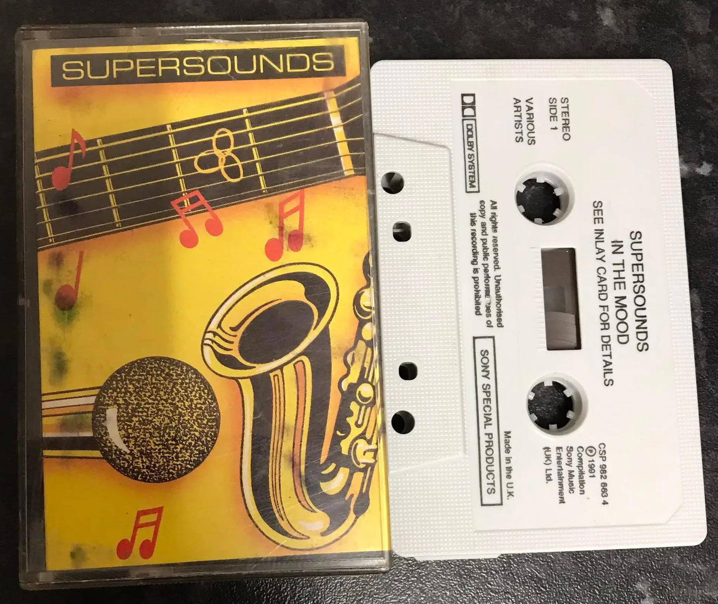Supersounds Album, Sony Music Special Products, 982 663-4, Vintage Cassette Magretro