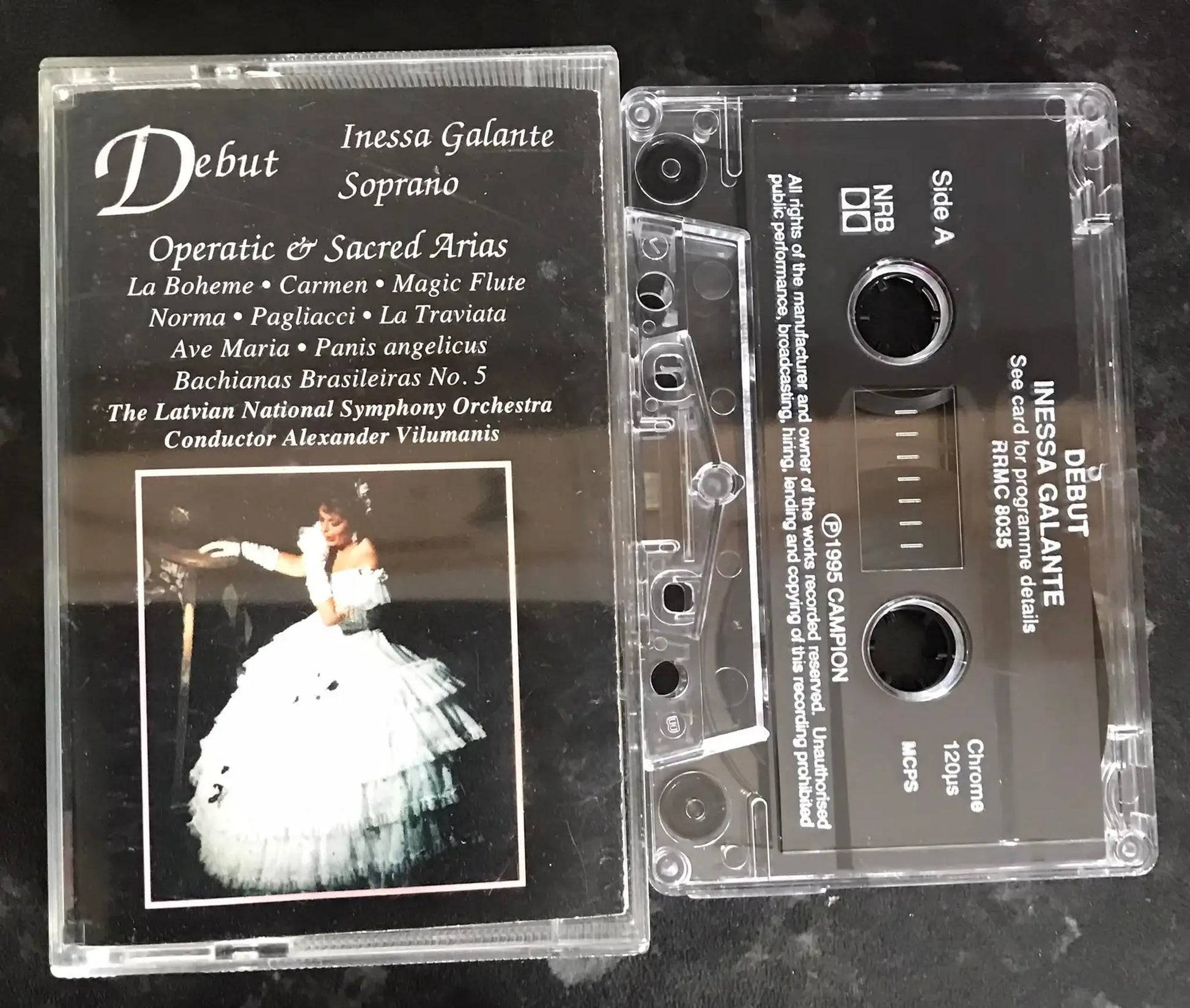 Inessa Galante Debut, 1995, Campion, Latvian National SO/Vilumanus, RRMC 8035 Magretro