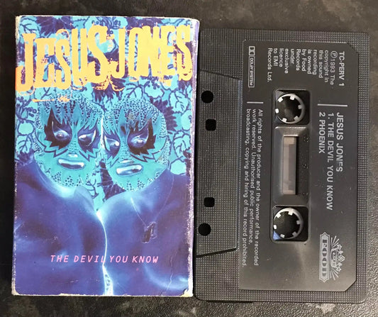 Jesus Jones, The Devil You Know Single, Food, 7243 8 80429 4 9, Vintage Cassette Magretro