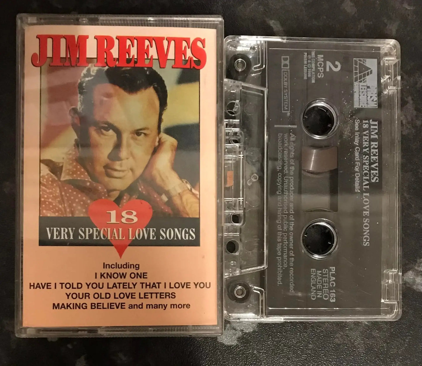 Jim Reeves, 18 Very Special Love Songs Album, plac 163, Vintage Cassette Magretro