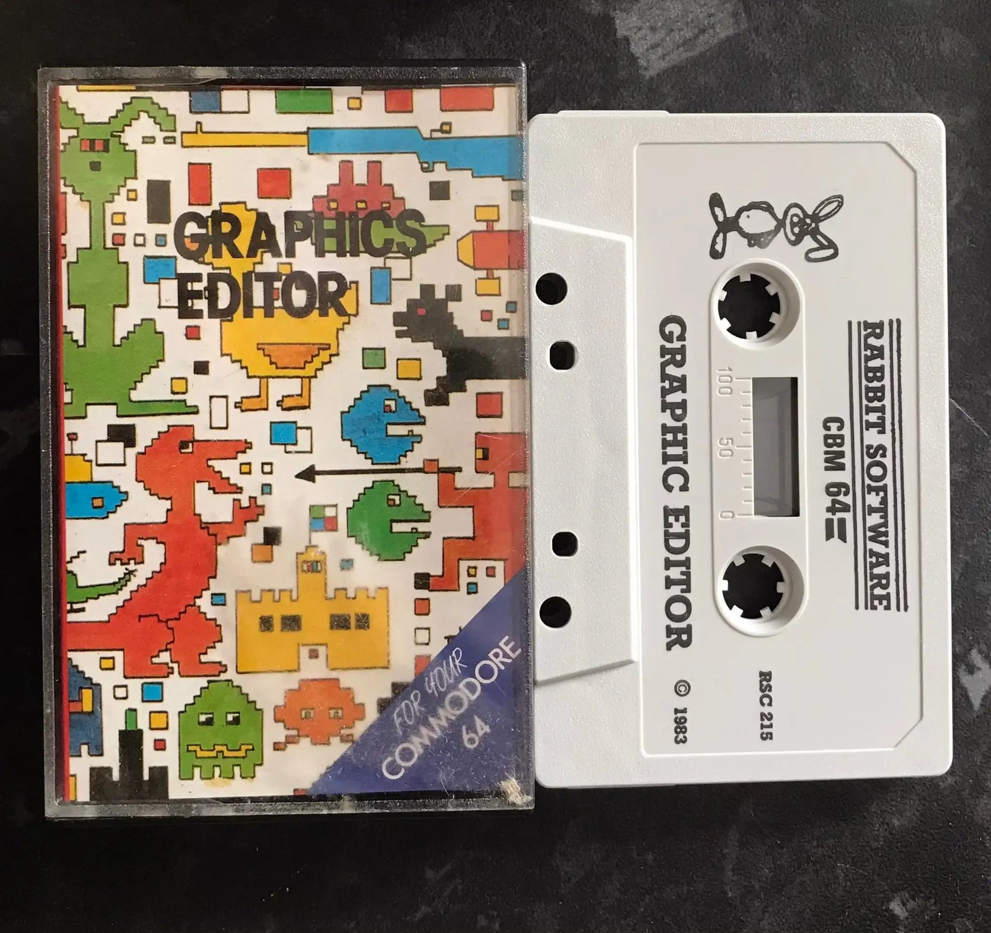 Graphics Editor, C64 Utility, By Rabbit Software, WORKING Magretro