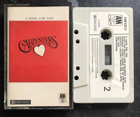 Carpenters, A Song For You Album, A&M RECORDS, CAM 63511, Vintage Cassette Magretro