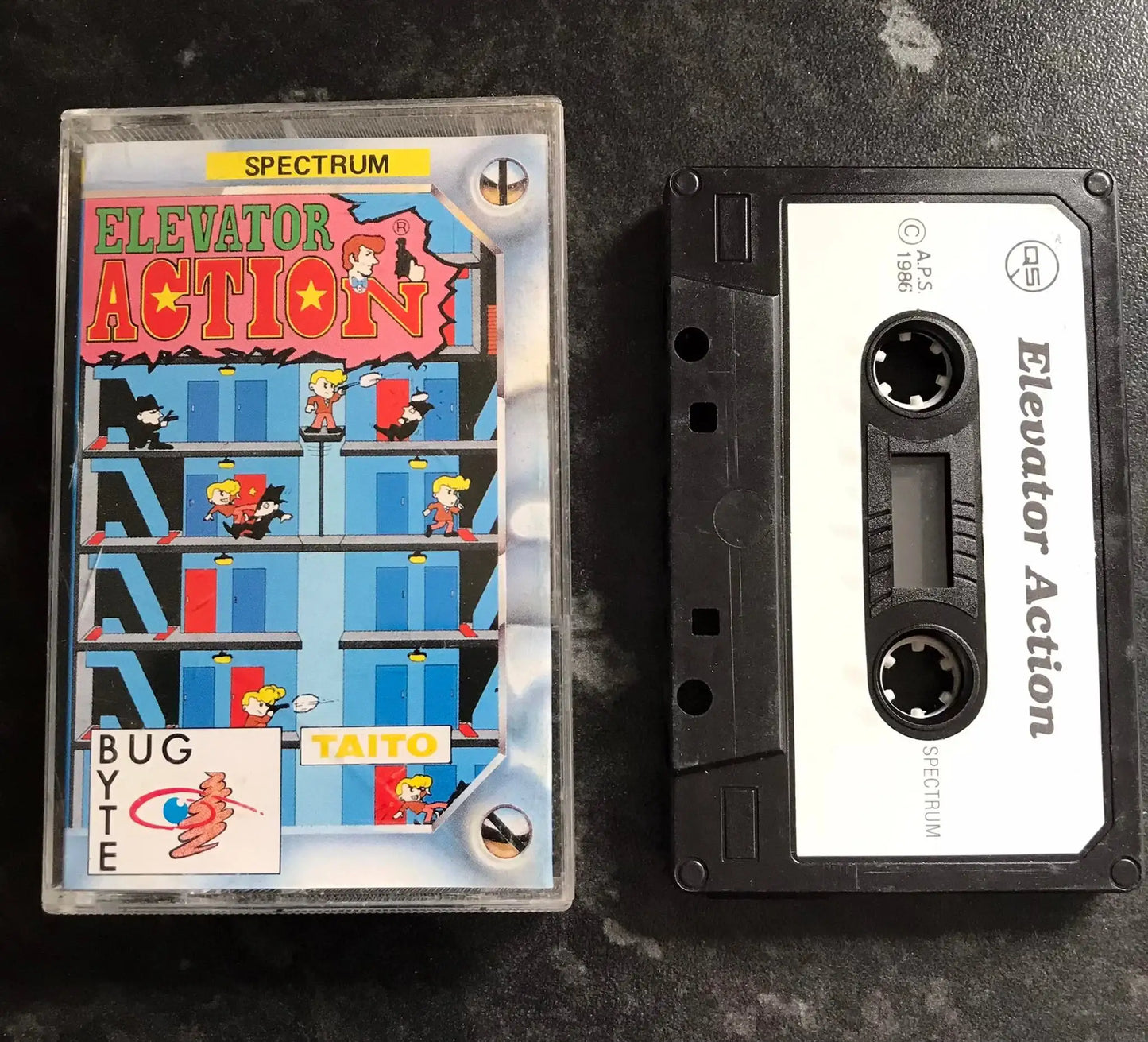Elevator Action (Working), ZX Spectrum, by Bug Byte Magretro