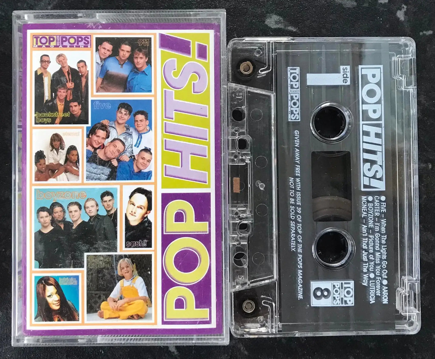 Pop Hits Album, Top of the Pops Magazine, TOPOFTHEPOPS 8, Vintage Cassette Magretro