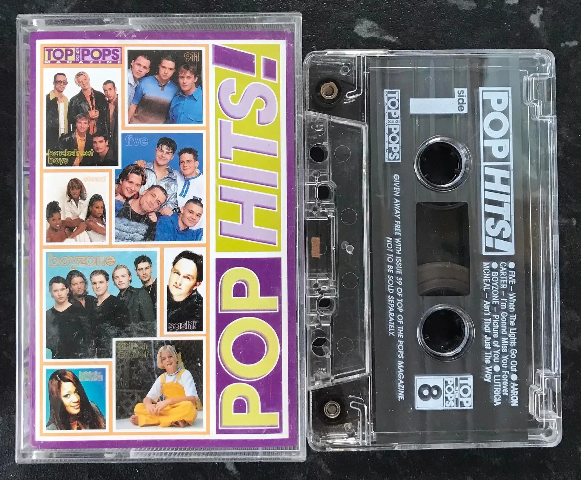 Pop Hits Album, Top of the Pops Magazine, TOPOFTHEPOPS 8, Vintage Cassette Magretro