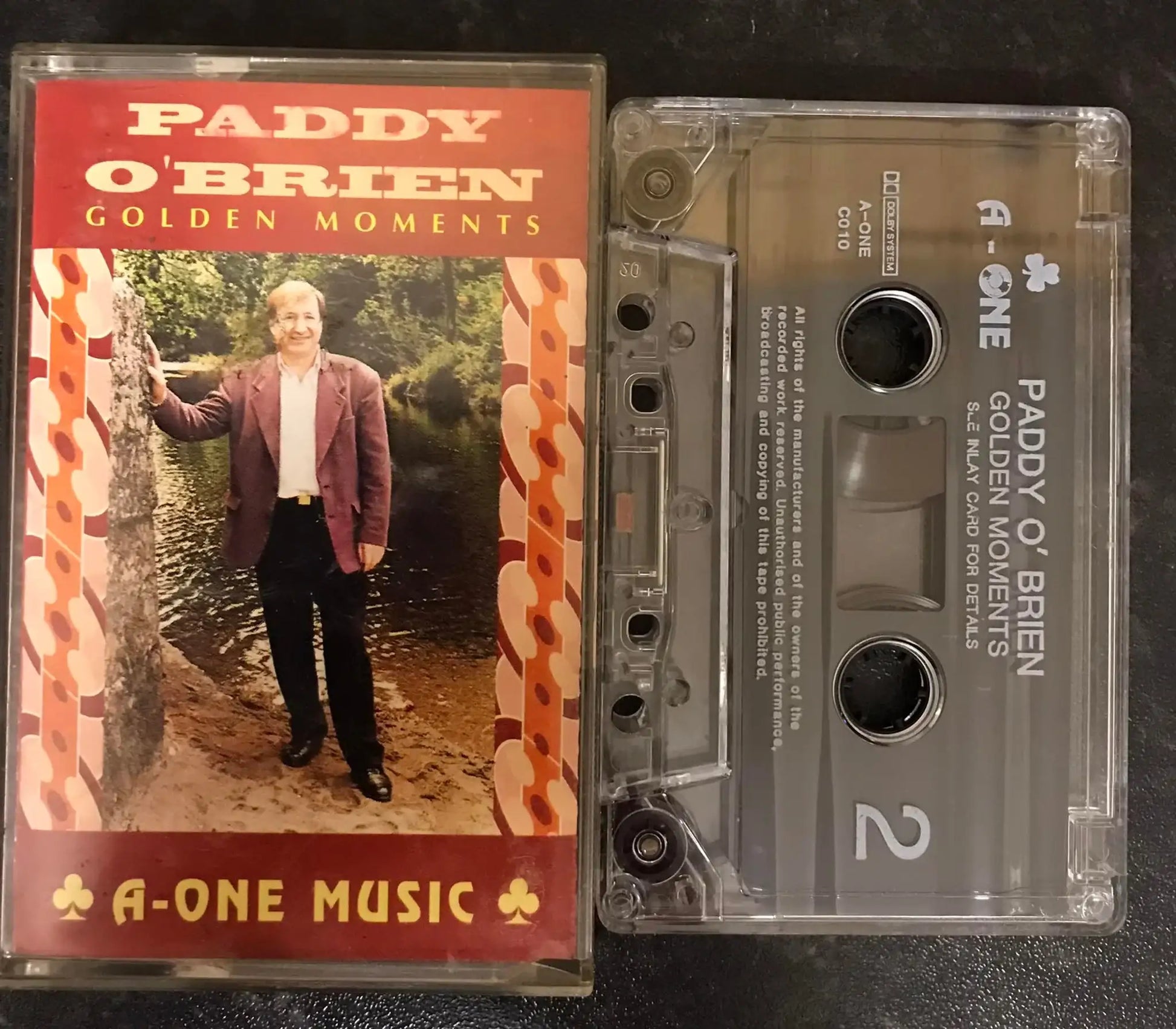 Paddy O'Brien, Golden Moments Album, a-0ne c010, Vintage Cassette Magretro