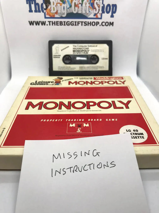 Monopoly, Alternate square boxed, ZX Spectrum by Leisure Genius Magretro