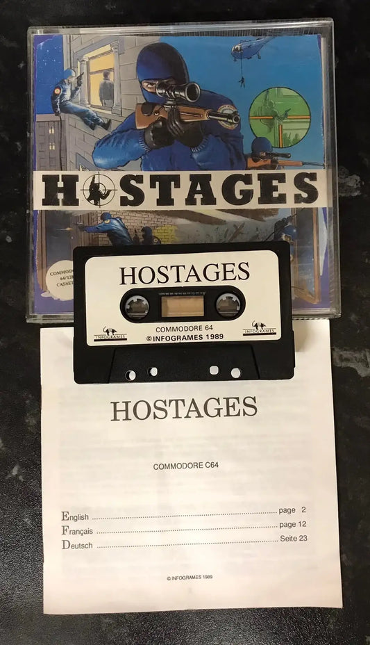 Hostages, C64, by Infogrames, WORKING Magretro
