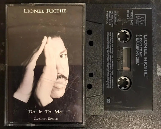 Lionel Richie, Do It To Me Single, Motown, TMGCS 1407, Vintage Cassette Magretro
